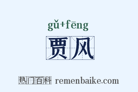 贾风是什么意思的图片